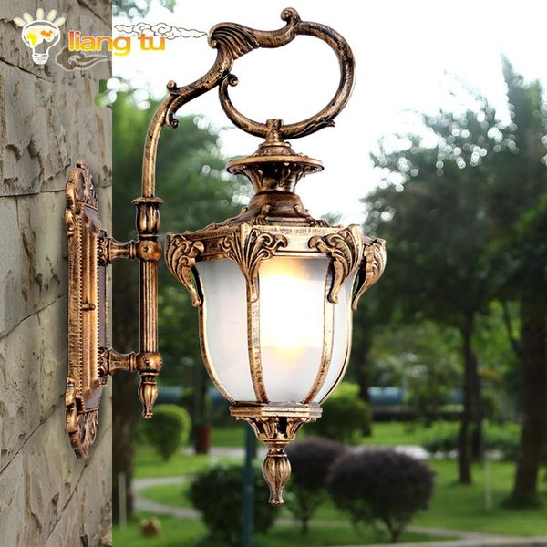 

outdoor wall lamps european-style lamp american-style villa garden retro led exterior lights waterproof light