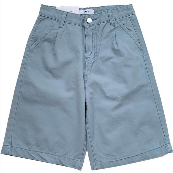 

women's jeans retro light blue high waist casual denim shorts