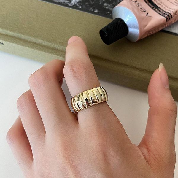 

cluster rings 925 silver pumpkin jewelry minimalism charm anel bohemia vintage boho bague femme anelli ring for women, Golden;silver