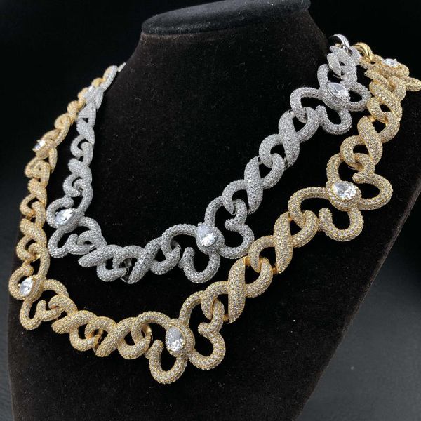 

chains hip hop jewelry gold and white iced ball chain, Silver