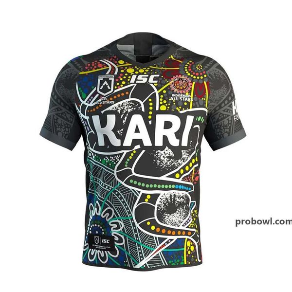 

indigenous all stars 2021 fashion home super rugby jersey shirt maillot camiseta maglia s-3xl trikot camisas, Black;gray