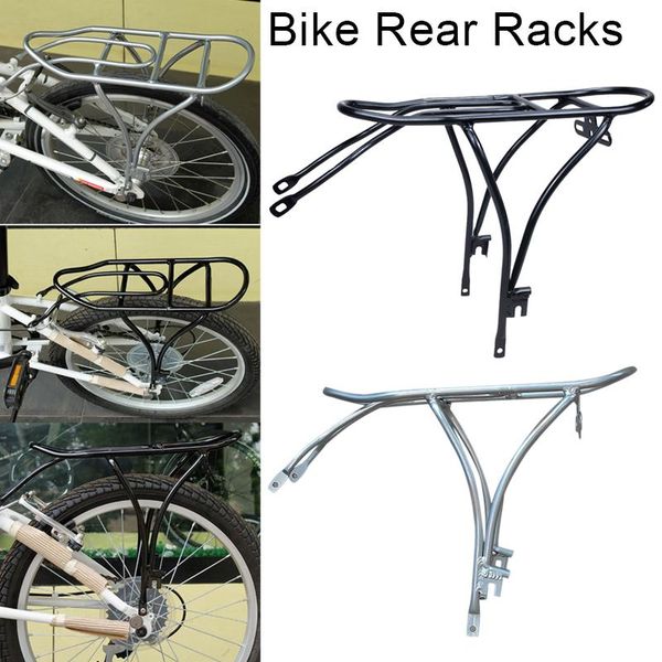 

car & truck racks 20 inch bike rear aluminum alloy shelf for folding bicycle cycling h7jp