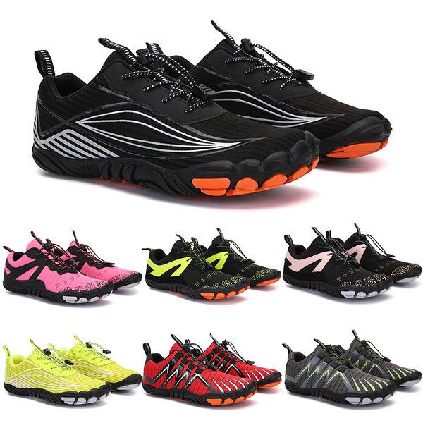 

2021 four seasons five fingers sports shoes mountaineering net extreme simple running, cycling, hiking, green pink black rock climbing 35-45