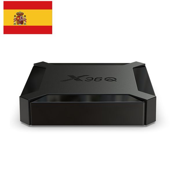 Nave dalla spagna X96Q TV Box Android 10.0 Allwinner H313 1GB 2GB ram 8GB 16GB rom 4k 100m lan 2.4ghz wifi