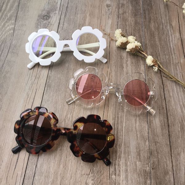 

vintage kids sunglasses child sun glasses round flower gafas baby children uv400 sport sunglasses girls boys oculos de sol glasses wholesale, White;black