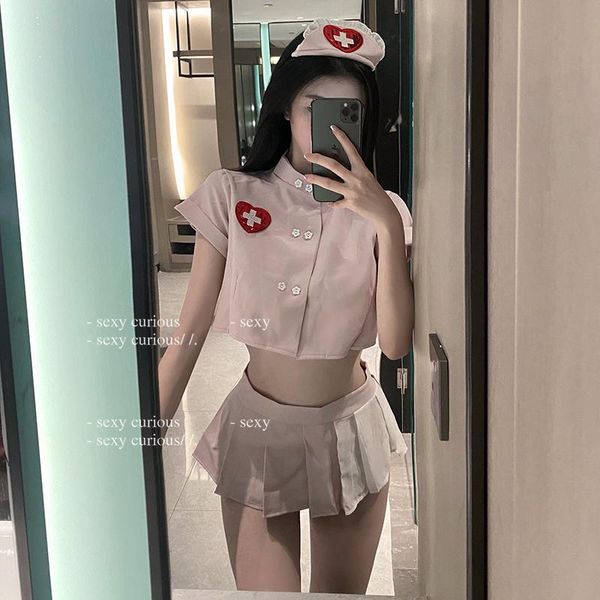 

bras sets lolita sleepwear cosplay costumes pink transparent back mini skirt slut buadorable lingerie erotic dress sale, Red;black