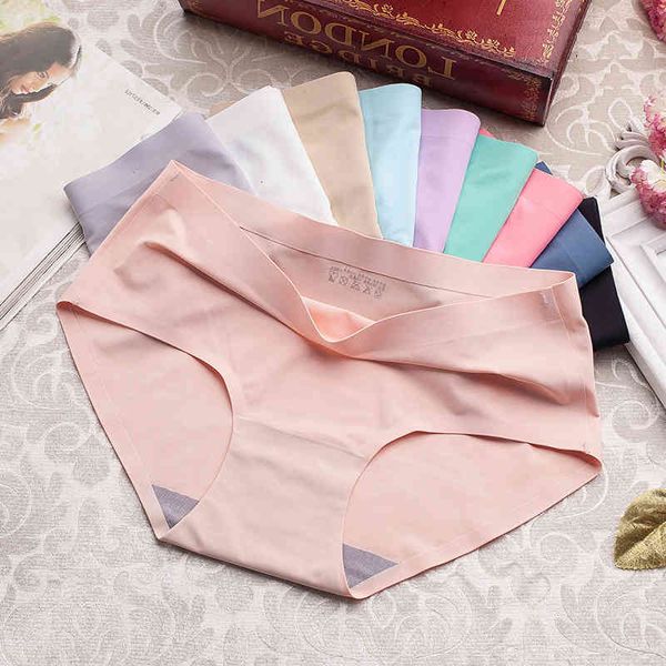 

women's silk underwear for seamless panty set mid-waist panties women 3pcs lingerie briefs underpants, Black;pink