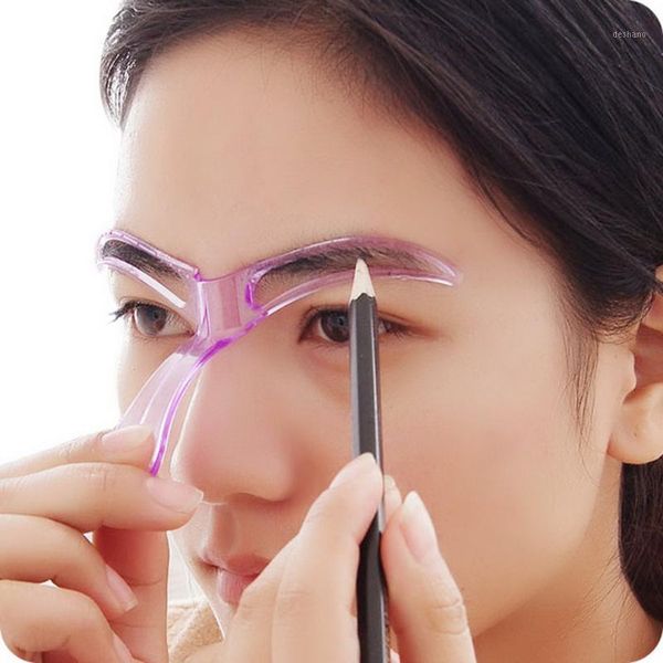 

wholesale- selling grooming stencil makeup shaping diy beauty eyebrow template stencils make up tools accessories 1