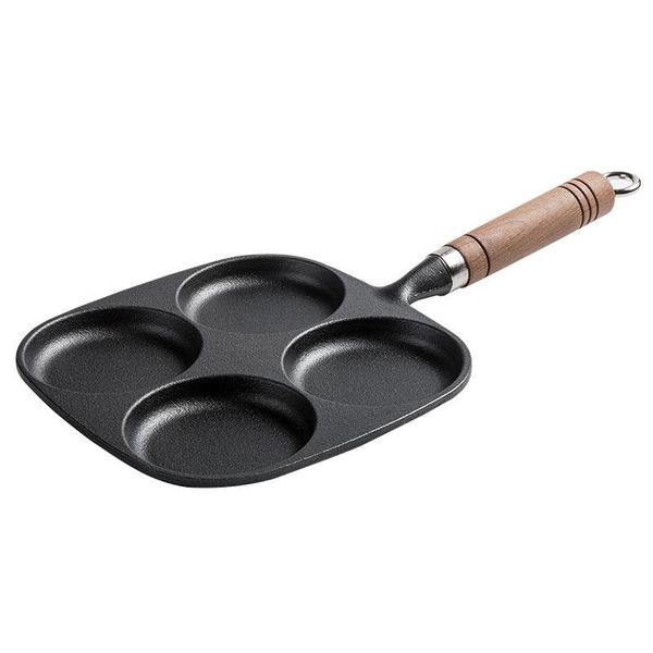 

pans deepens the egg mold cast iron dumpling pan burger machine uncoated non-stick