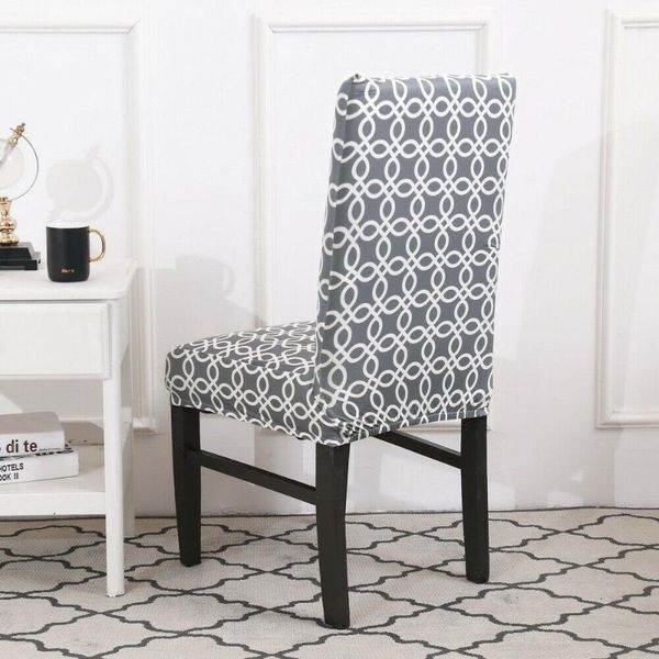 

dining chair cover jacquard spandex slipcover protector case stretch for kitchen seat el banquet elastic covers