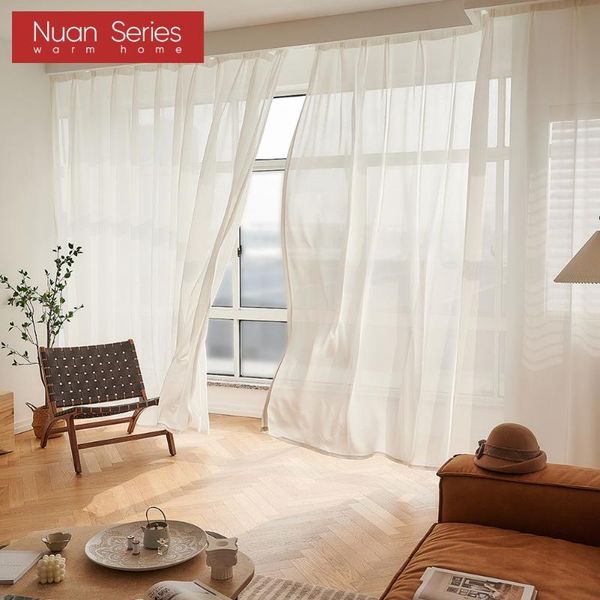 

curtain & drapes solid color white sheer for living room bedroom kitchen door window treatment modern household voile tulle