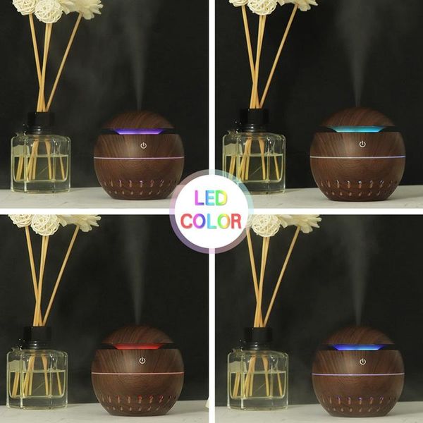 

aroma essential oil diffuser with 7 color change led night light ultrasonic cool mist humidifier air purifier office home fragrance lamps