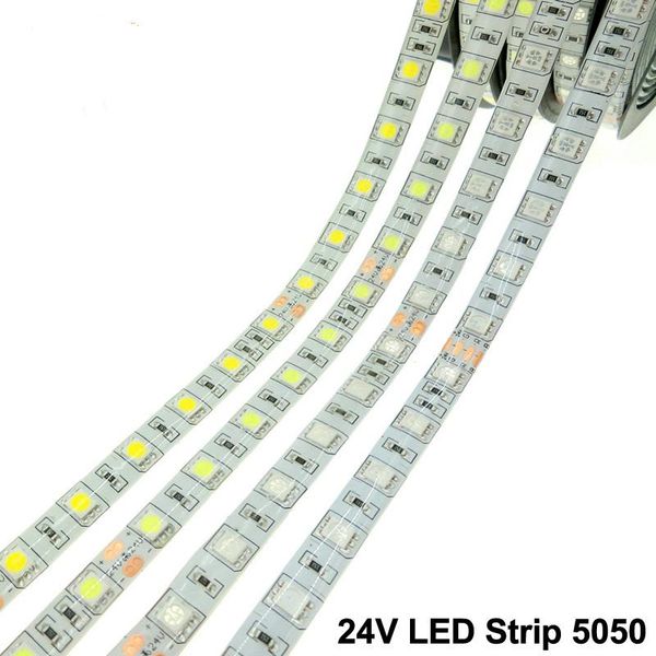 

strips dc24v led smd flexible light rgb lights 60leds/m waterproof 5m/lot