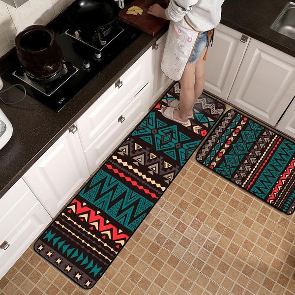 

carpets dark green black color abstract geometric carpet kitchen mat bathroom non-slip door bedroom bedside rug custom made