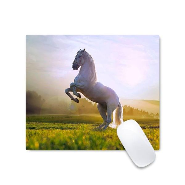 

mouse pads & wrist rests horse animal gamer speed mice retail small rubber mousepad pad game officework mat non-slip lapcushion