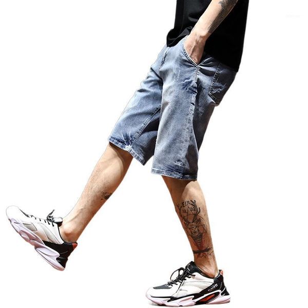 

men's shorts mens light blue jeans slim fit men stretch summer denim short pants fashion leisure male quality brand,3027, White;black