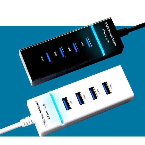 

hubs high-speed usb3.0 hub extender multi-port usb one-to-four cable splitter notebook computer docking station 4-port
