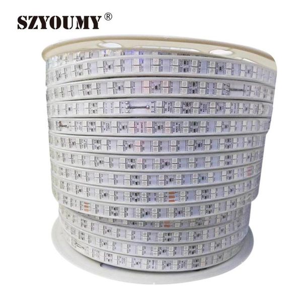 

rgb flex led strip 220v 120led/m double row ribbon tape light strips