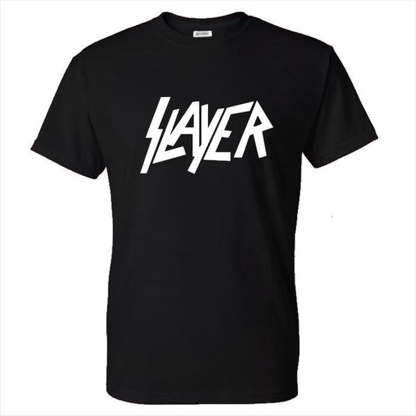 

metal band slayer solid mens t shirts color printed women fashion streetwear o neck short sleeve cotton rock, White;black