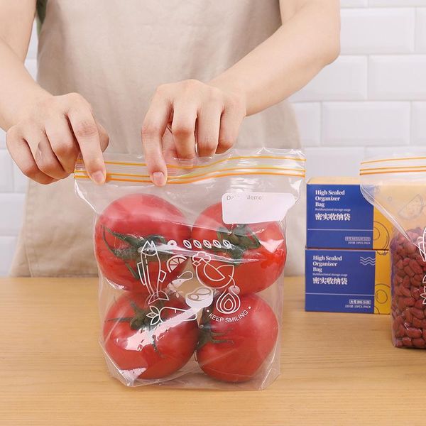 

storage bags large reusable leak proof easy seal snack for fruit veggies