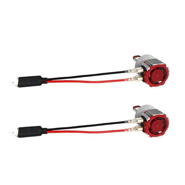 

other lighting system 2x h1 led headlight adapter cables high-quality wiring harness male plug single diode converter for hid bulb