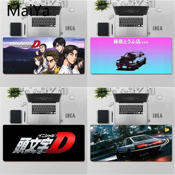 

mouse pads & wrist rests maiya initial d ae86 diy design pattern game mousepad large pad keyboards mat