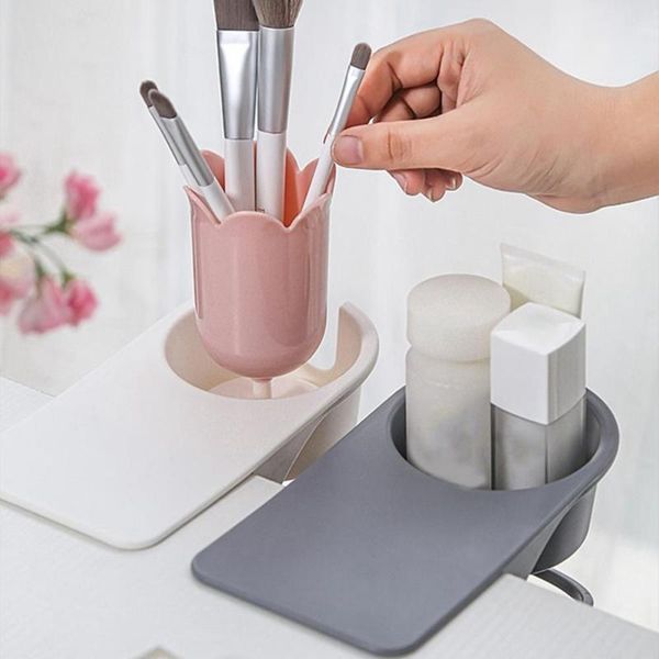 

hooks & rails creative coffee drink cup holder table side water shelf office deskcomputer desk fixed storage clip