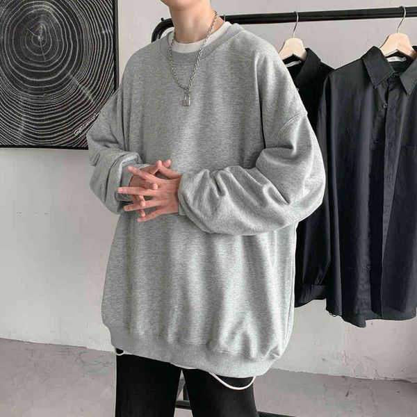 

men hoodi black white hip hop punk pullover streetwear casual fashion cloth mens oversized korean harajuku men clothing