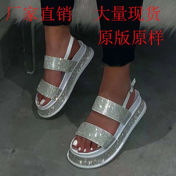 

luxury slippers women's sho summer 2021 a201 buckle women's sandals slippers, Black
