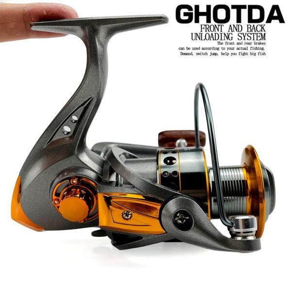 

fishing reel 13bb 1000-7000 metal spool spinning carp bait boat rock sea tackle casting line reels baitcasting