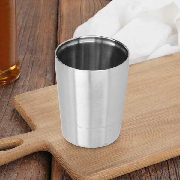 

mugs 260ml beer cup stainless steel water tea milk coffee cups for camping picnic bbq