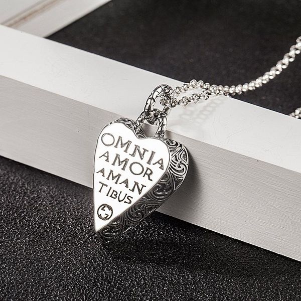 

pendant necklaces retro style 100% sterling silver necklace for men and women