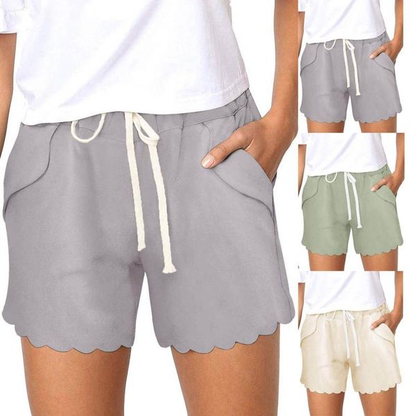 

women's shorts women 2021 summer casual solid comfortable high waist loose short for soft cool female s-xl, White;black