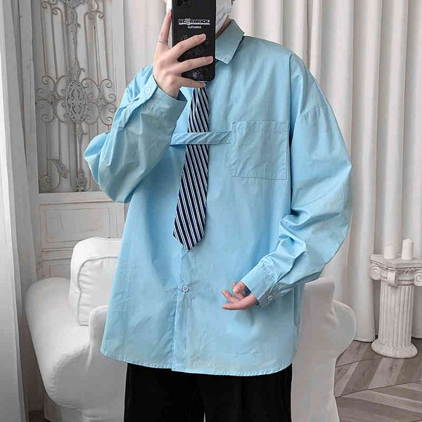 

men's casual shirts high-quality men's shirts office of high-quality 052k, White;black