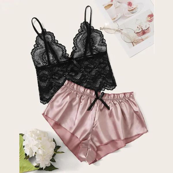 

bras sets women lace underwear racy muslin sleepwear bras+briefs lingerie femme conjuntos de mujer ropa interior 3@, Red;black