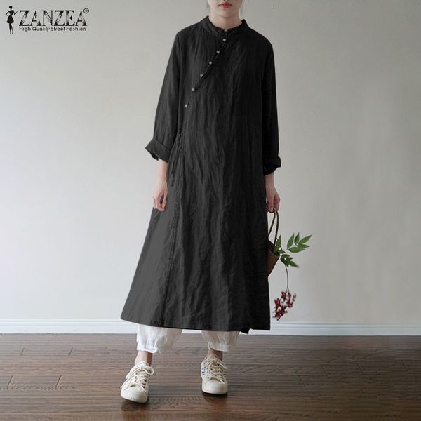 

blouses women's blouse ladies stylish mid-calf shirts casual solid ropa de mujer 2021 spring long sleeve blusa plus size 5xl, White