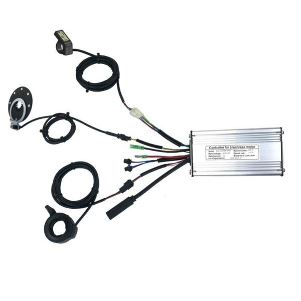 ARAÇLAR 36V/48V 500W 22A, Fırçasız DC Ebike Denetleyicisi+KT-LCD4 Ekran+Parmak Arama+Sensör Seti, Kit için