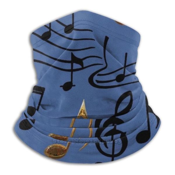 

scarves i love music microfiber neck warmer bandana scarf face mask notes sound dance play artist singer player band, Blue;gray