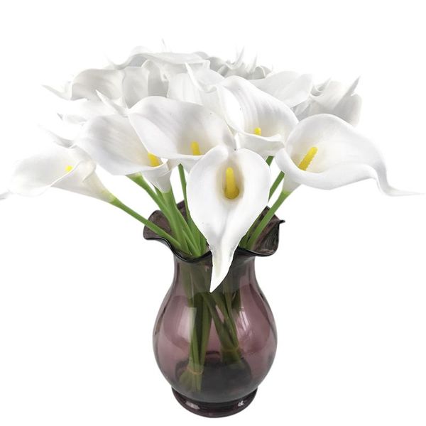 

pcs artificial calla lily flowers fake diy wedding bouquet home indoor decor flower party club decoration decorative & wreaths