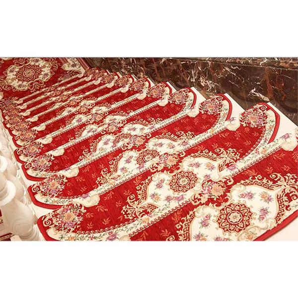 

carpets stair tread carpet rug decorative semi-circle non-slip boho vintage high-grade tape-treads home decor