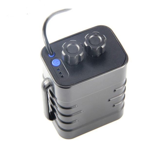 

tools waterproof diy 6x 18650 battery case box cover with 12v dc and usb power supply for bike led light cell phone router