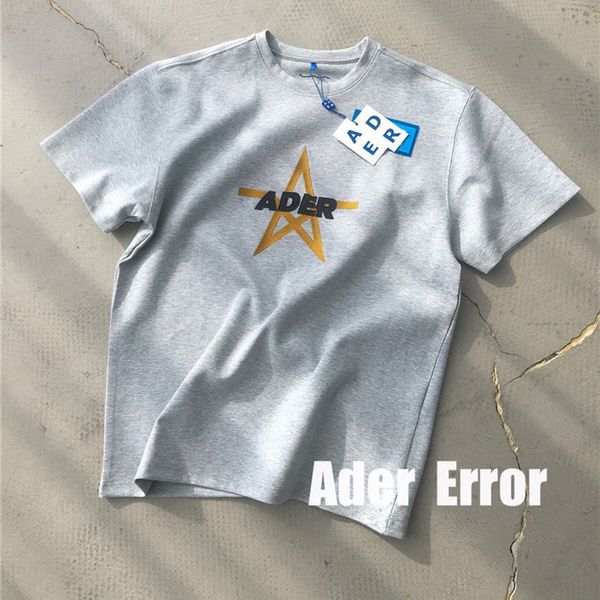 

men's t-shirts aderer tshirt women 1:1 star of embroidered then sew letter adhere t grip uhln, White;black