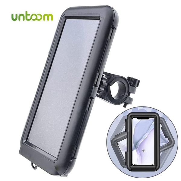 

cell phone mounts & holders untoom waterproof bicycle holder stand motorcycle handlebar support mount touchscreen bike bag case cover