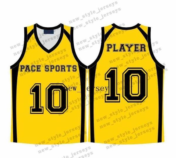 

464m ens women kids youth custom cool running jersey a1155 5free, Black;yellow