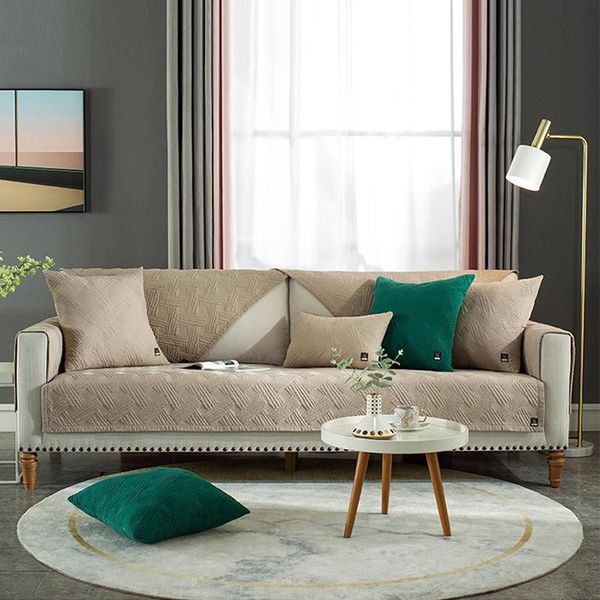 

chair covers nordic cotton sofa cover modern corner towel seat pad for living room non-slip couch cushion armchair slipcover