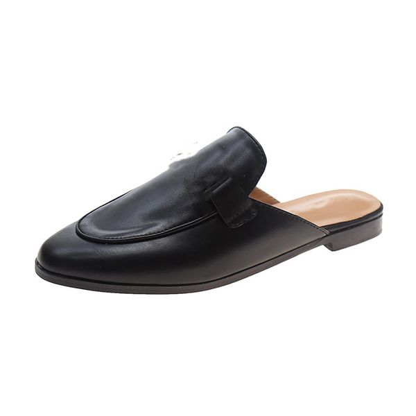 

2021 fashion metal clasp selected beauty leather sandals designer luxurys women's size 35-40, Black