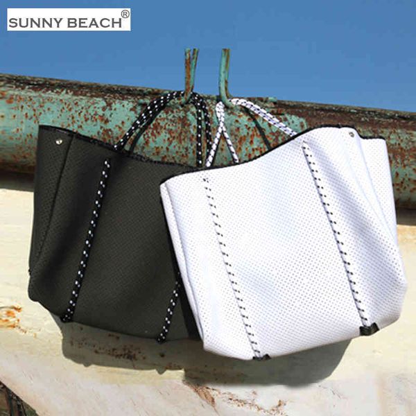 

new luxurious diving fabric neoprene breathable bag shoulder large-capacity brand casual tote bag handle bags shoulder bags