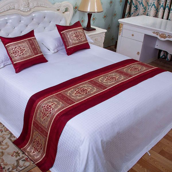 

el bed flag tail scarf household high-end beautiful ding cover pad decoration with