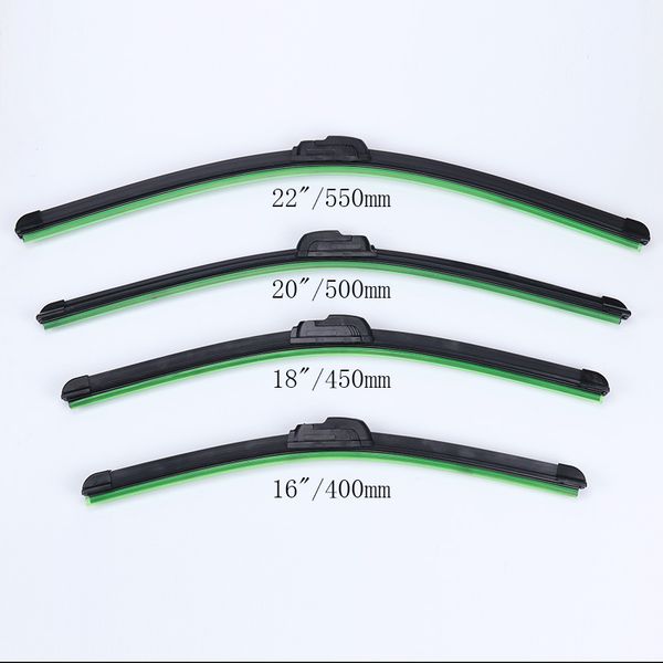 

universal u-type soft frameless bracketless rubber car windshield wiper blade