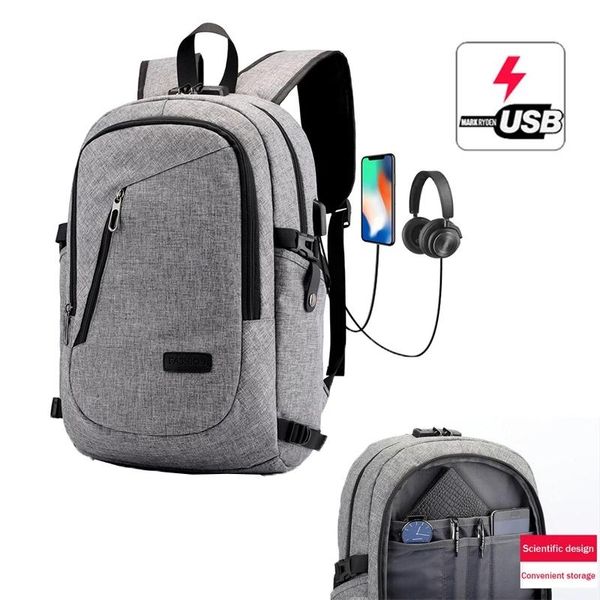 

backpack men's backpacks lapusb charging large capacity school travel daypacks mochila shoulder bags